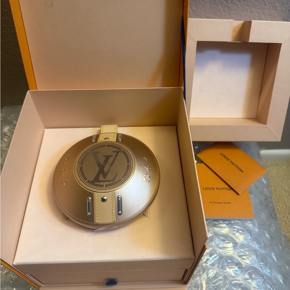 Louis Vuitton Nanogram Speaker in copper
